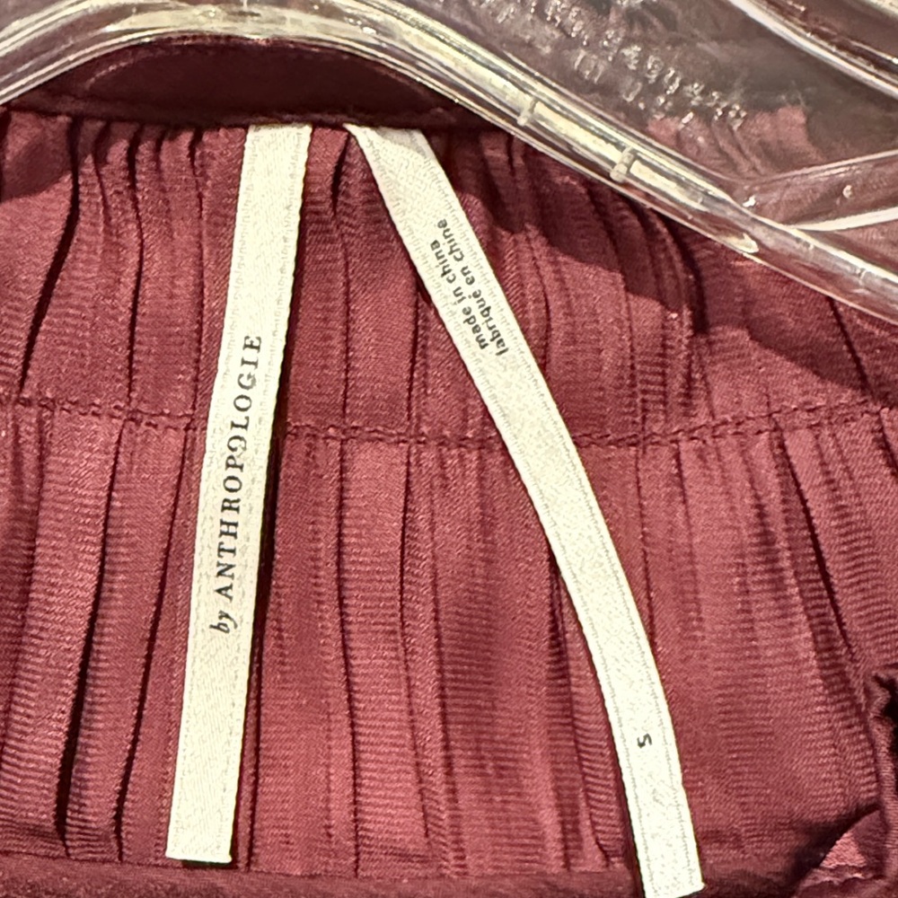 Anthropologie Shirred Peasant Blouse S - Picture 2 of 8